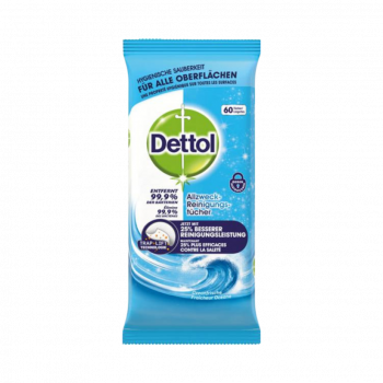 Dettol Allzweck-Reinigungstücher Ozeanfrische, 60 Stück